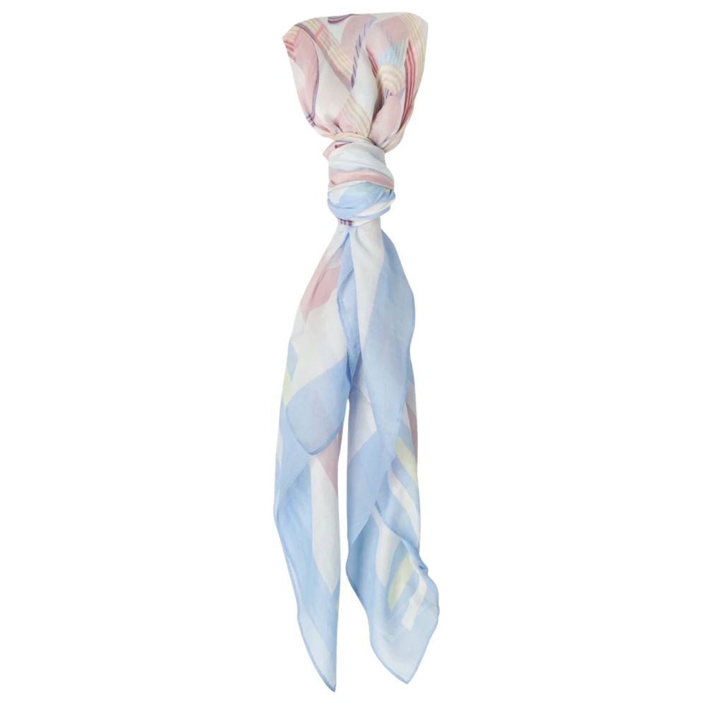 Liu Jo Kvinno Multicolor Accessoarer Dam, One Size, Elegant Logo Foulard Halsduk