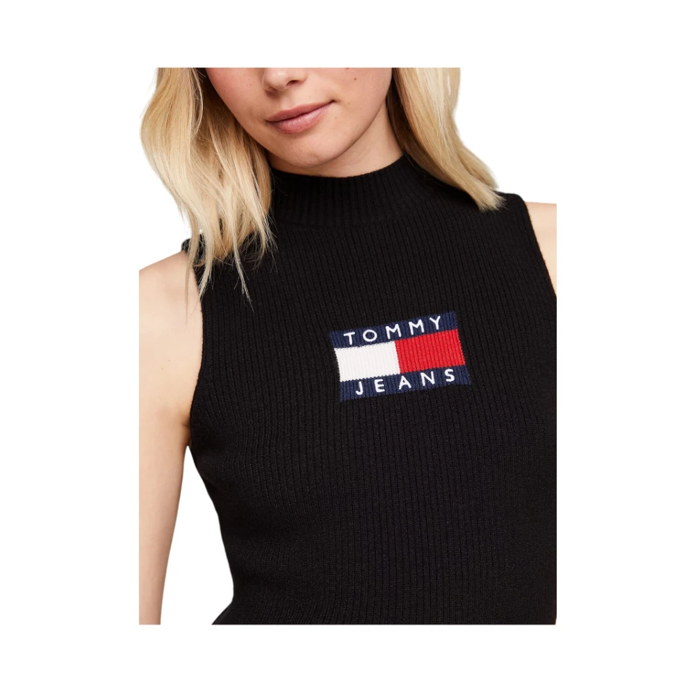 Tommy Jeans Korte Jurk Black Dames