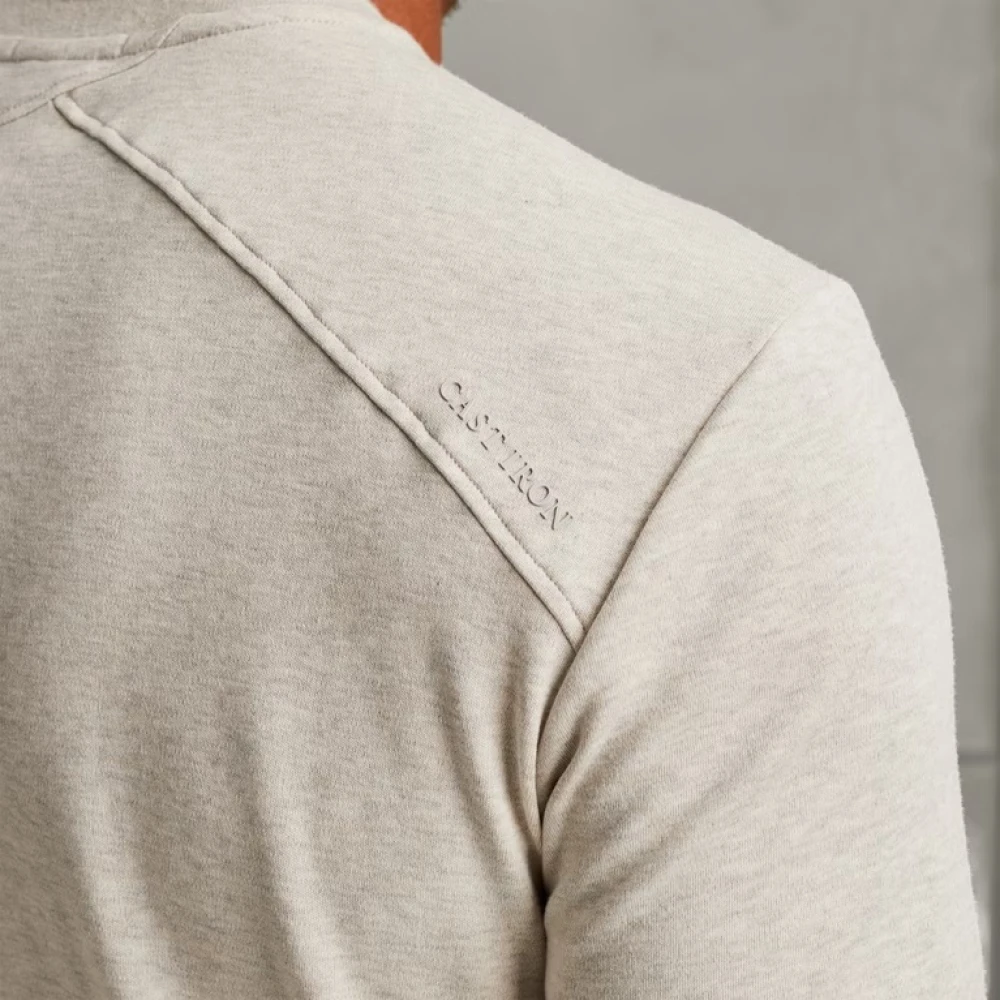 Cast Iron Moderne Regular Fit Interlock T-Shirt White Heren