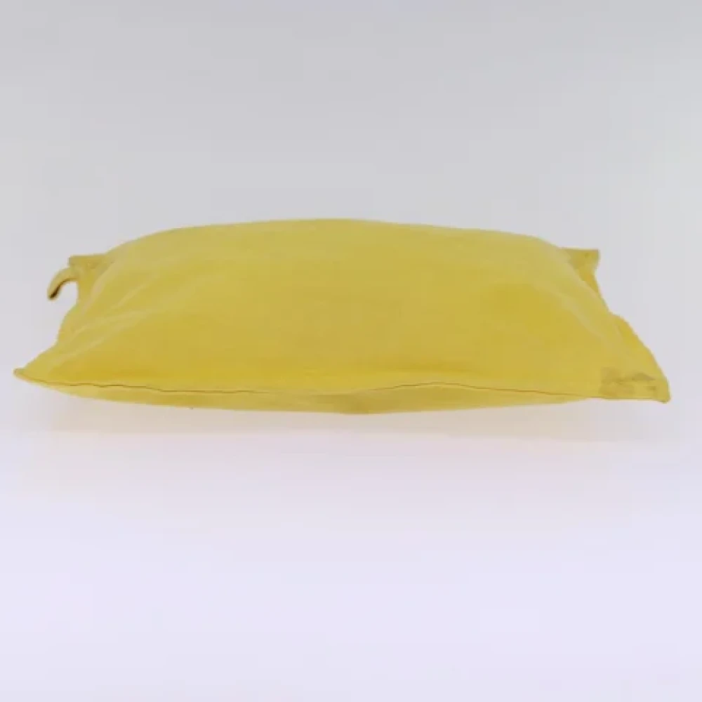Hermès Vintage Pre-owned Canvas pouches Yellow Dames