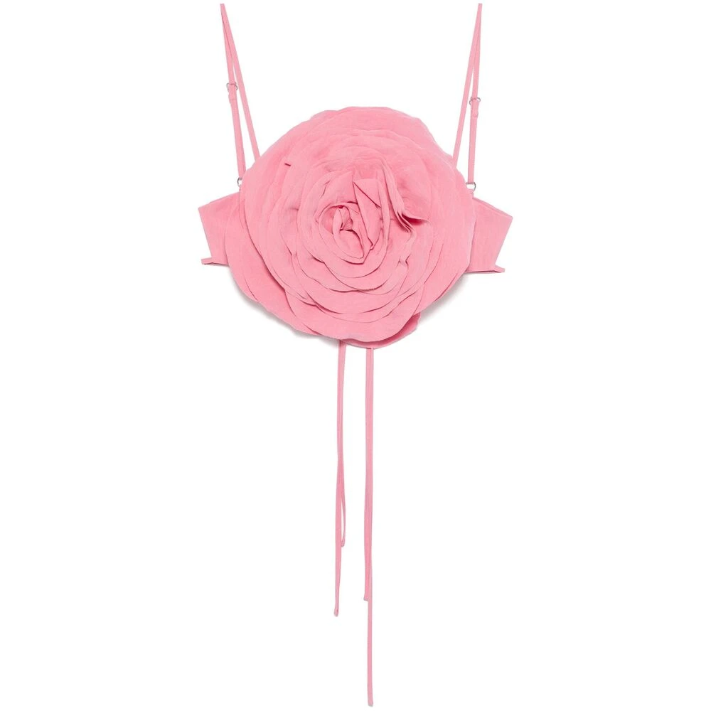 Blumarine Roze Verstelbare Spaghettibandjes Top Pink Dames