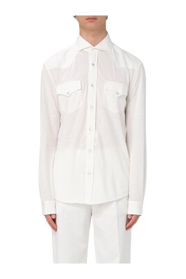 white-linen-westernstyle-shirt