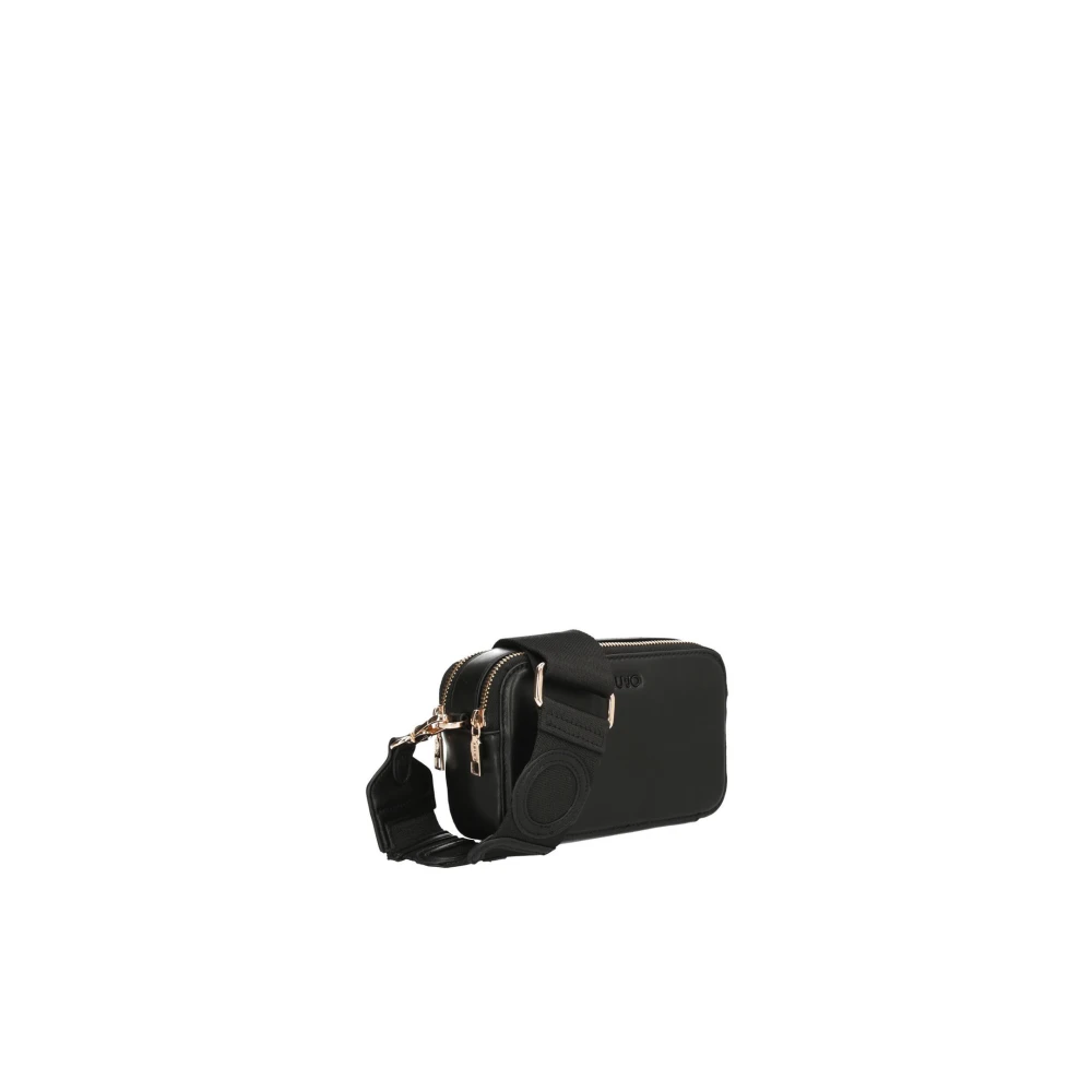 Liu Jo Zwarte Logo Mini Tas Collectie Black Dames
