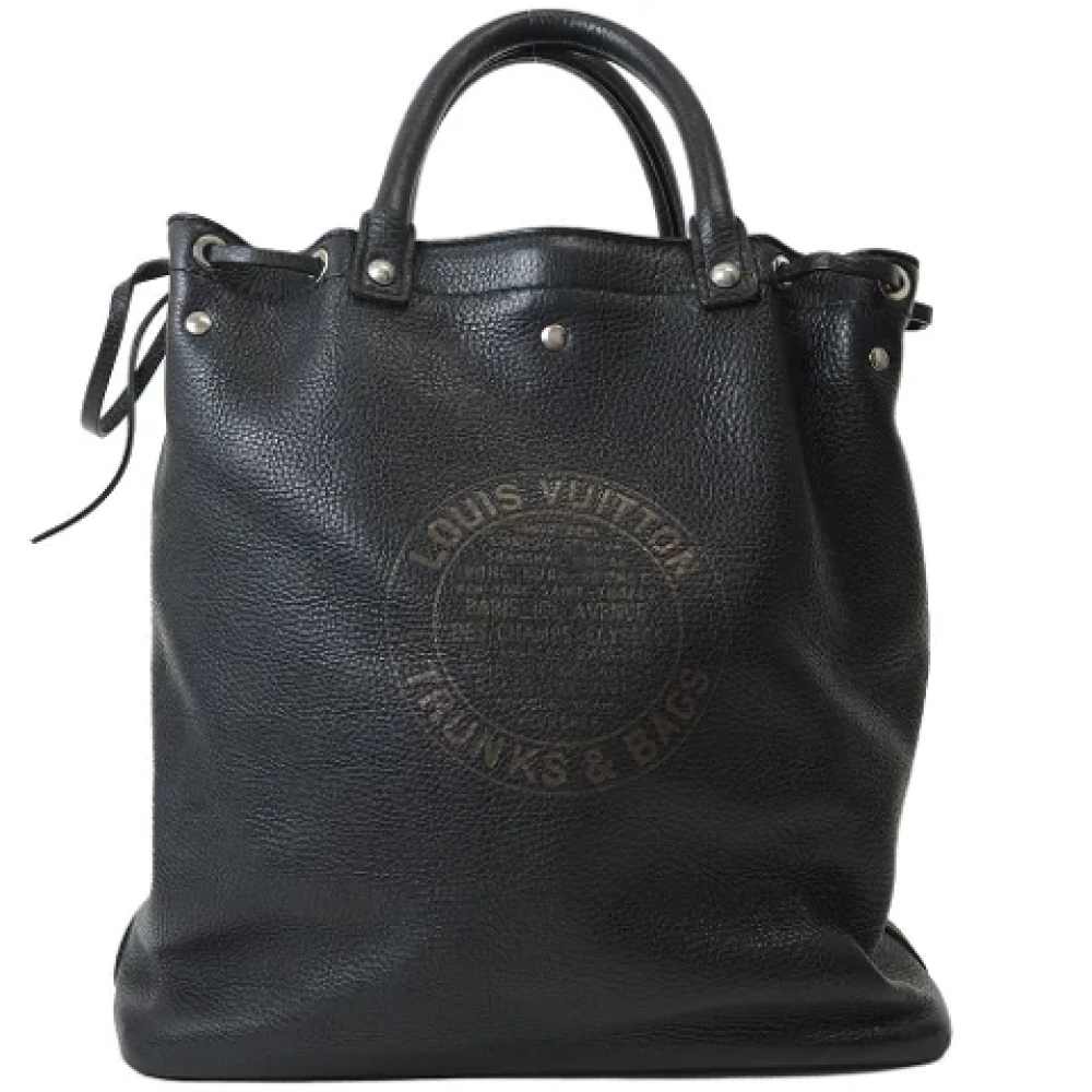 Louis Vuitton Vintage Pre-owned Leather totes Black Dames