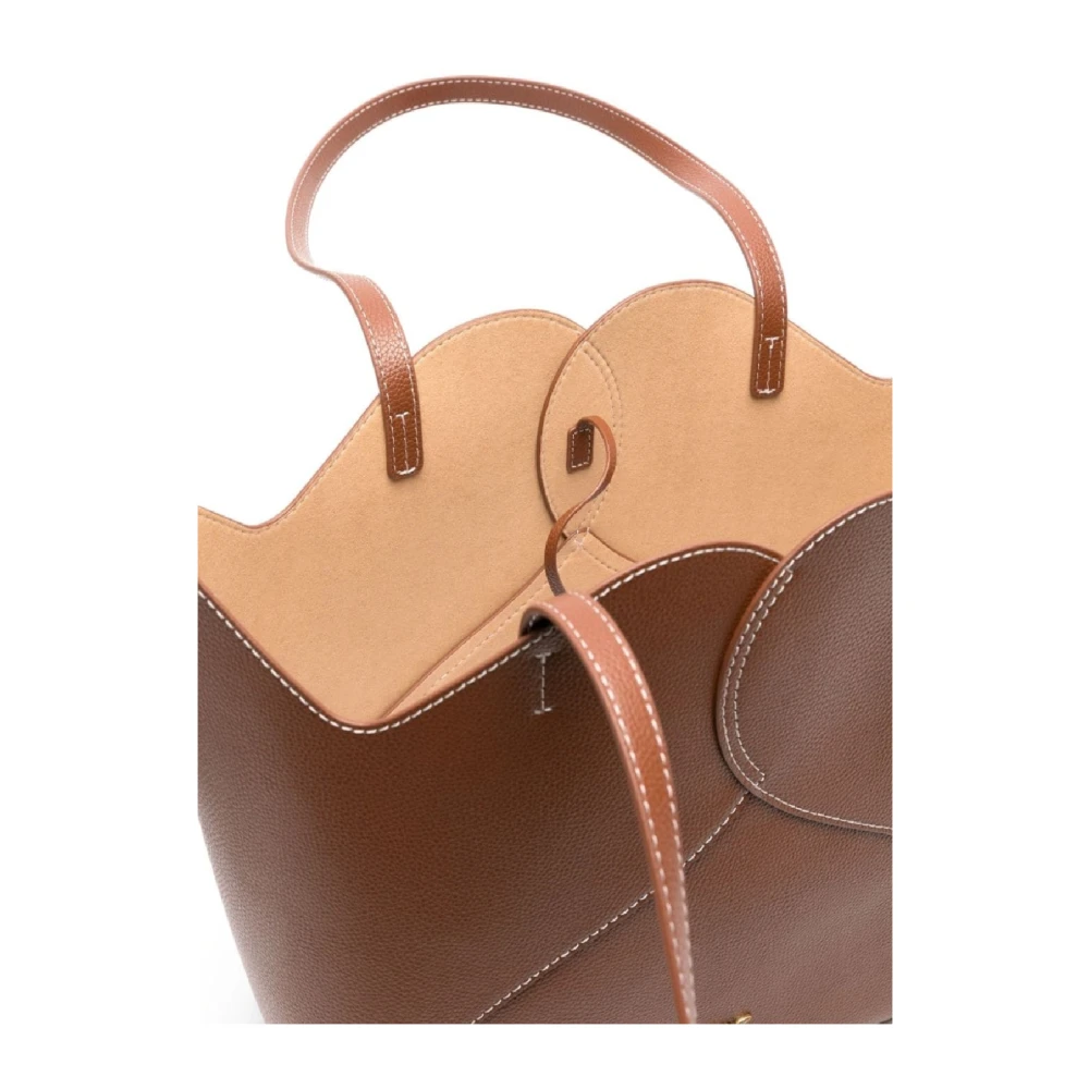 pinko Hart Tote Schoudertas Brown Dames
