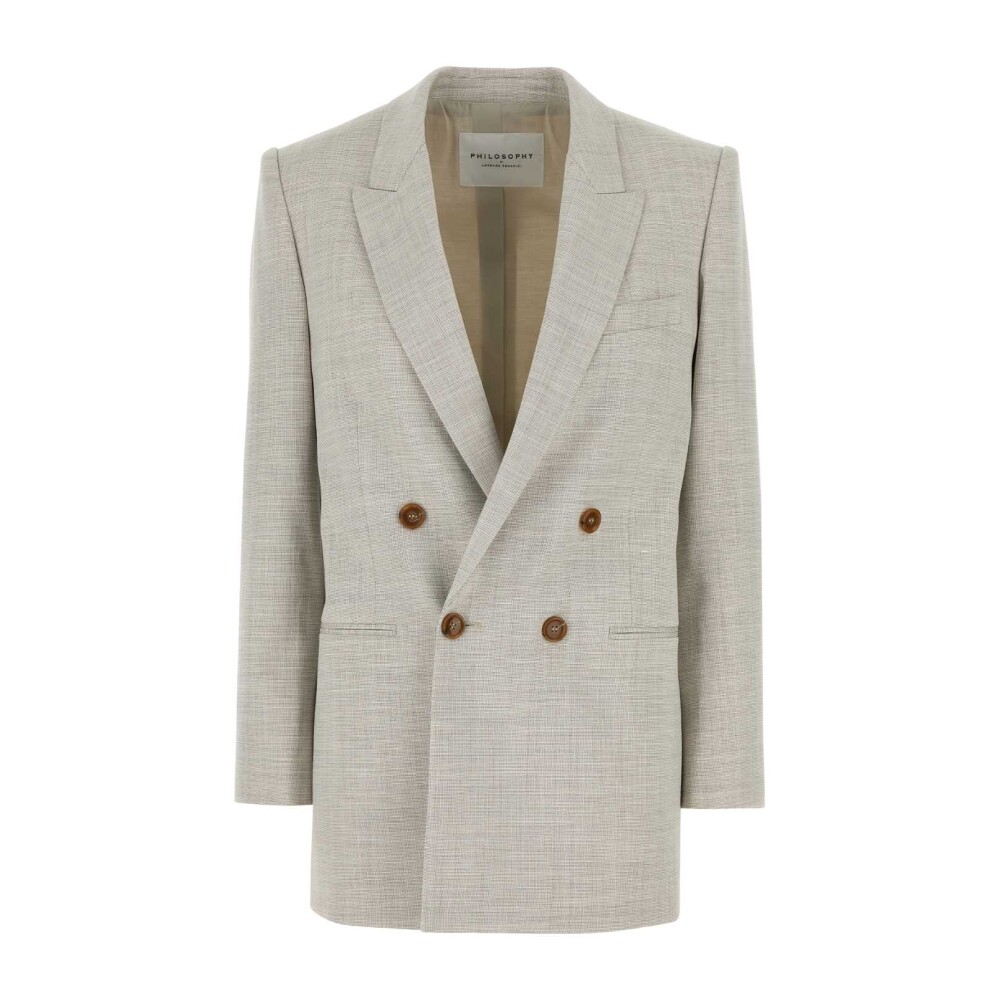 コート PHILOSOPHY DI LORENZO SERAFINI OVERCOAT LANA SPALMATO Philosophy di Lorenzo Serafini Pre-Fall 2024 Collection | Vogue