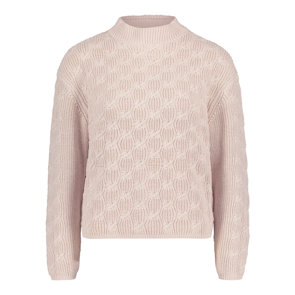 Betty Barclay Chunky Gebreide Trui met Structuur Beige Dames