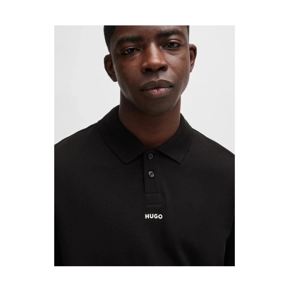Hugo Boss Stijlvol T-shirt voor mannen Black Heren