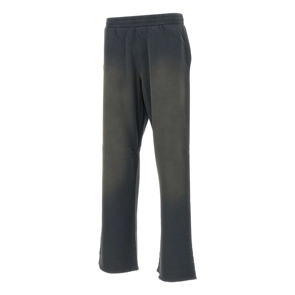 Golden Goose Men's Black/Golden Sweatpants With Shaded Design
