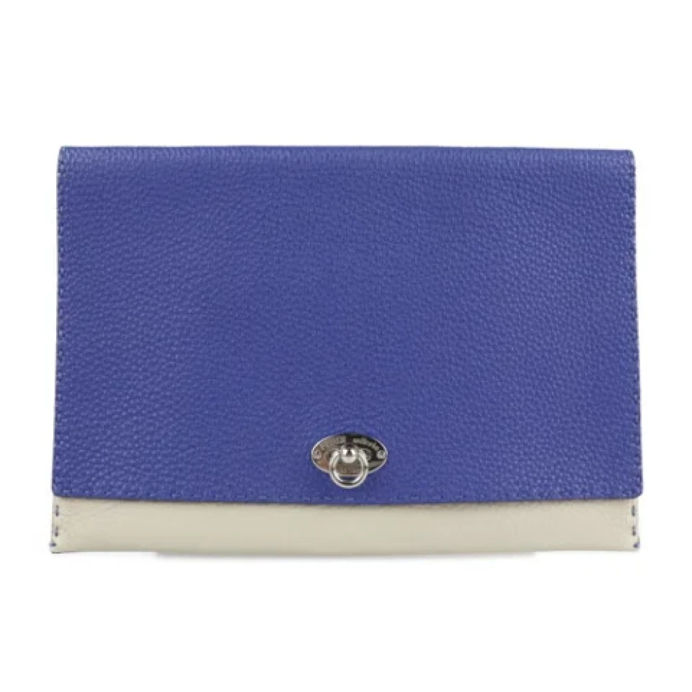 Fendi Vintage Pre-owned Fabric fendi-bags Blue Dames