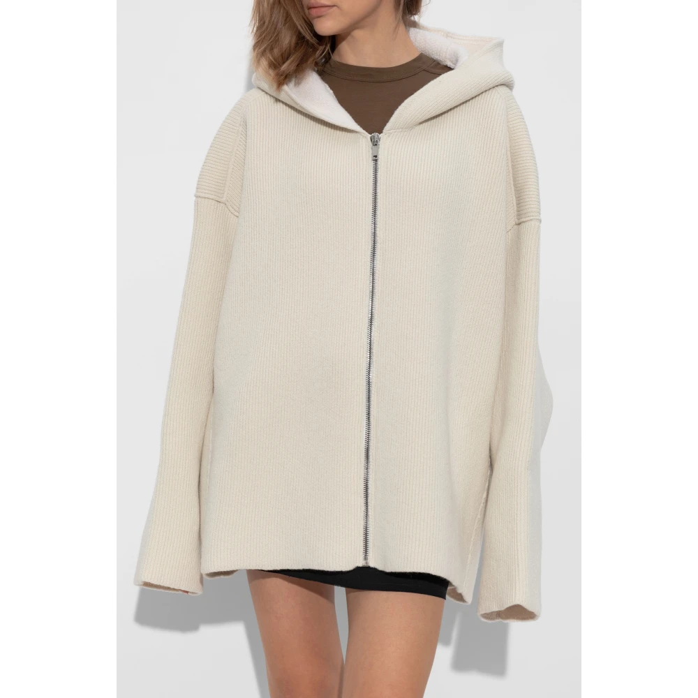 Rick Owens Wollen Vest Beige Dames