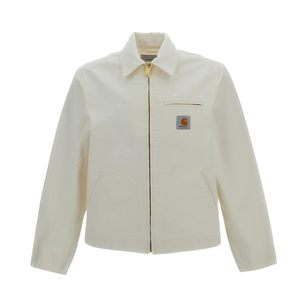 Carhartt Wip Men's White Light Jackets, M, Light Jackets