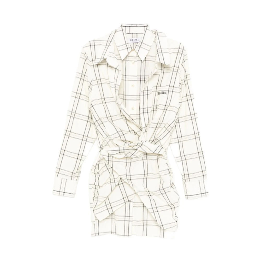The Attico Women's White Shirt Dress - Shirt Dresses - M - Dresses
