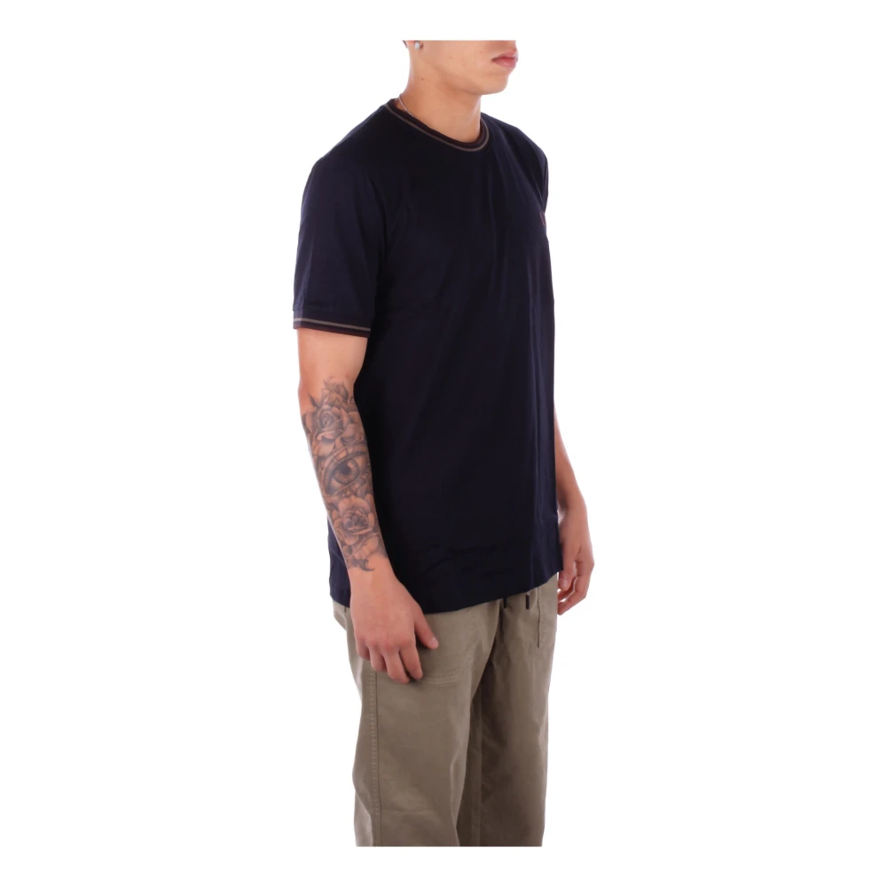 Fred Perry Logo Front T-shirts en Polo's Black Heren