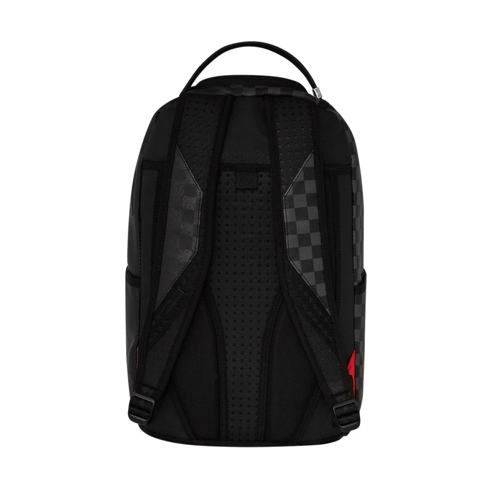 Sprayground Grijze Check Dlxsv Rugzak Black Unisex