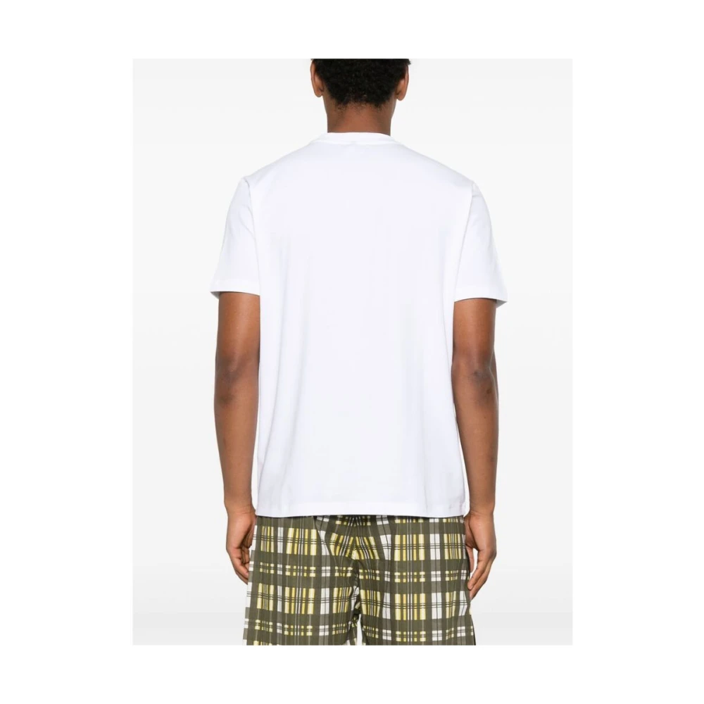 Iceberg Garfield Print Katoenen T-shirt White Heren