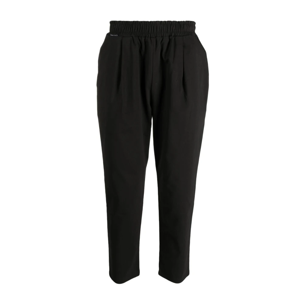Family First Zwarte cropped tapered broek Black Heren