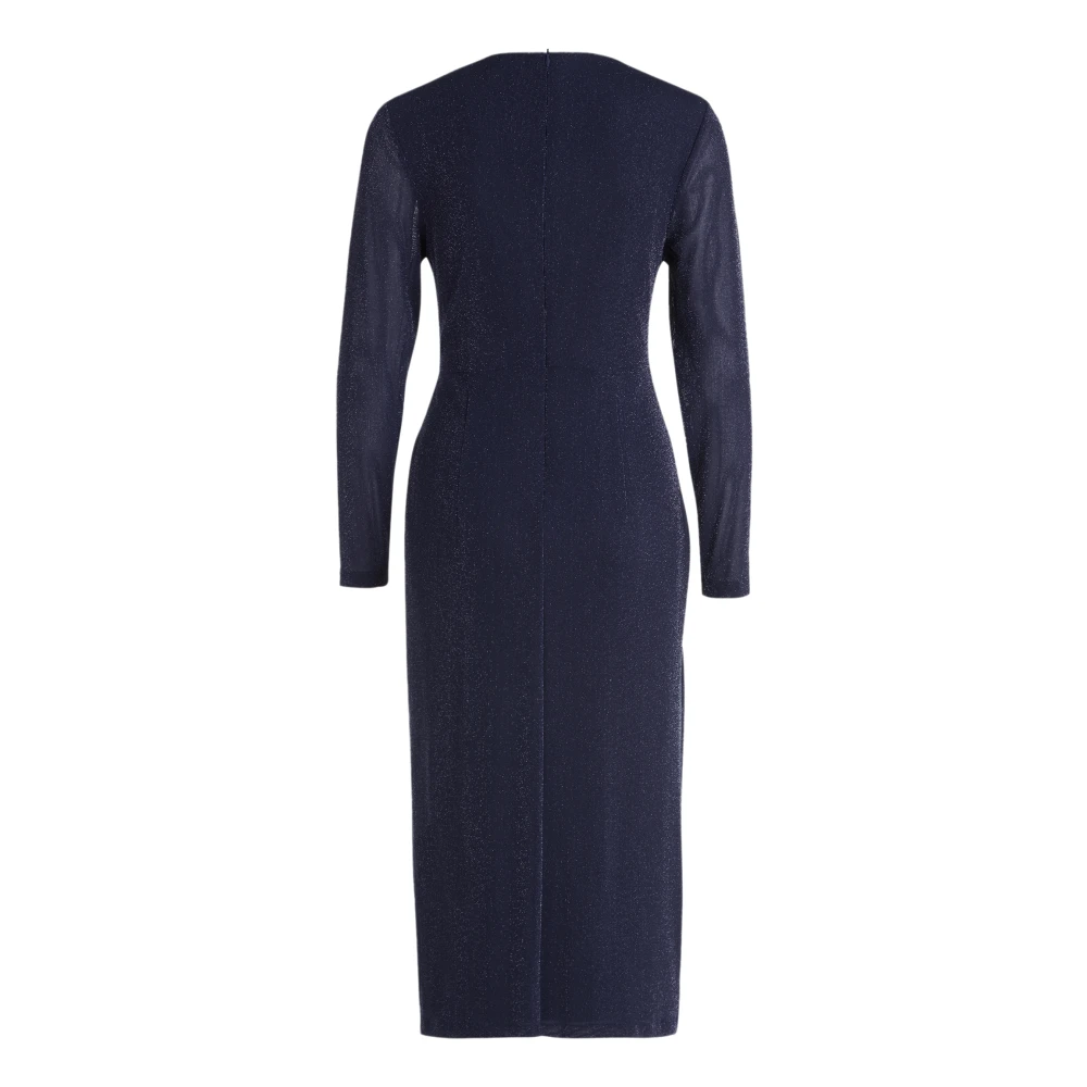 Vera Mont Elegante Lurex Cocktailjurk Blue Dames