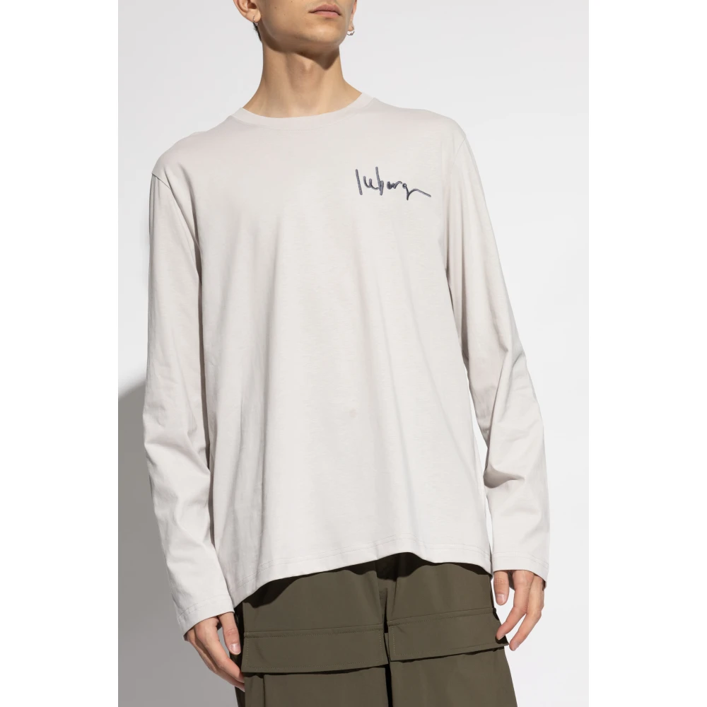 Iceberg T-shirt met logo Gray Heren