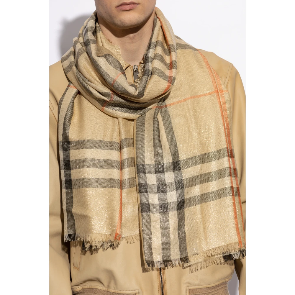 Burberry Wollen sjaal Beige Unisex