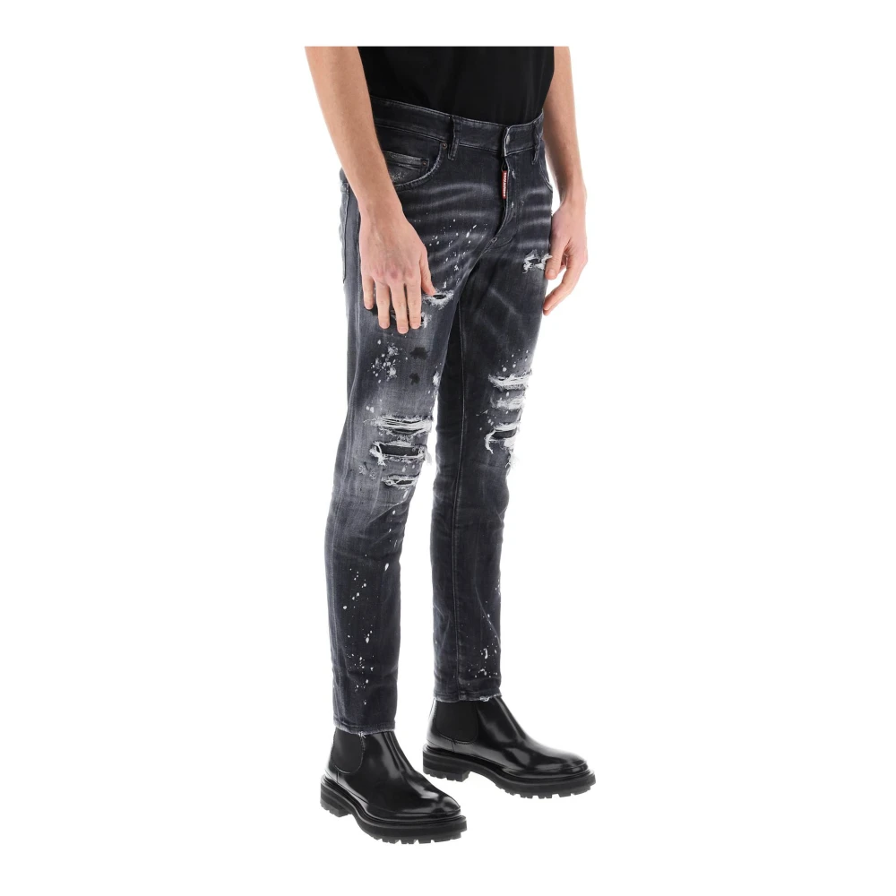 Dsquared2 Skater Denim Jeans Black Heren