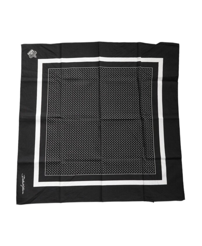 foulard-mouchoir-en-coton-a-pois