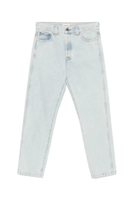 Ljusblå Jeans med Knäppning