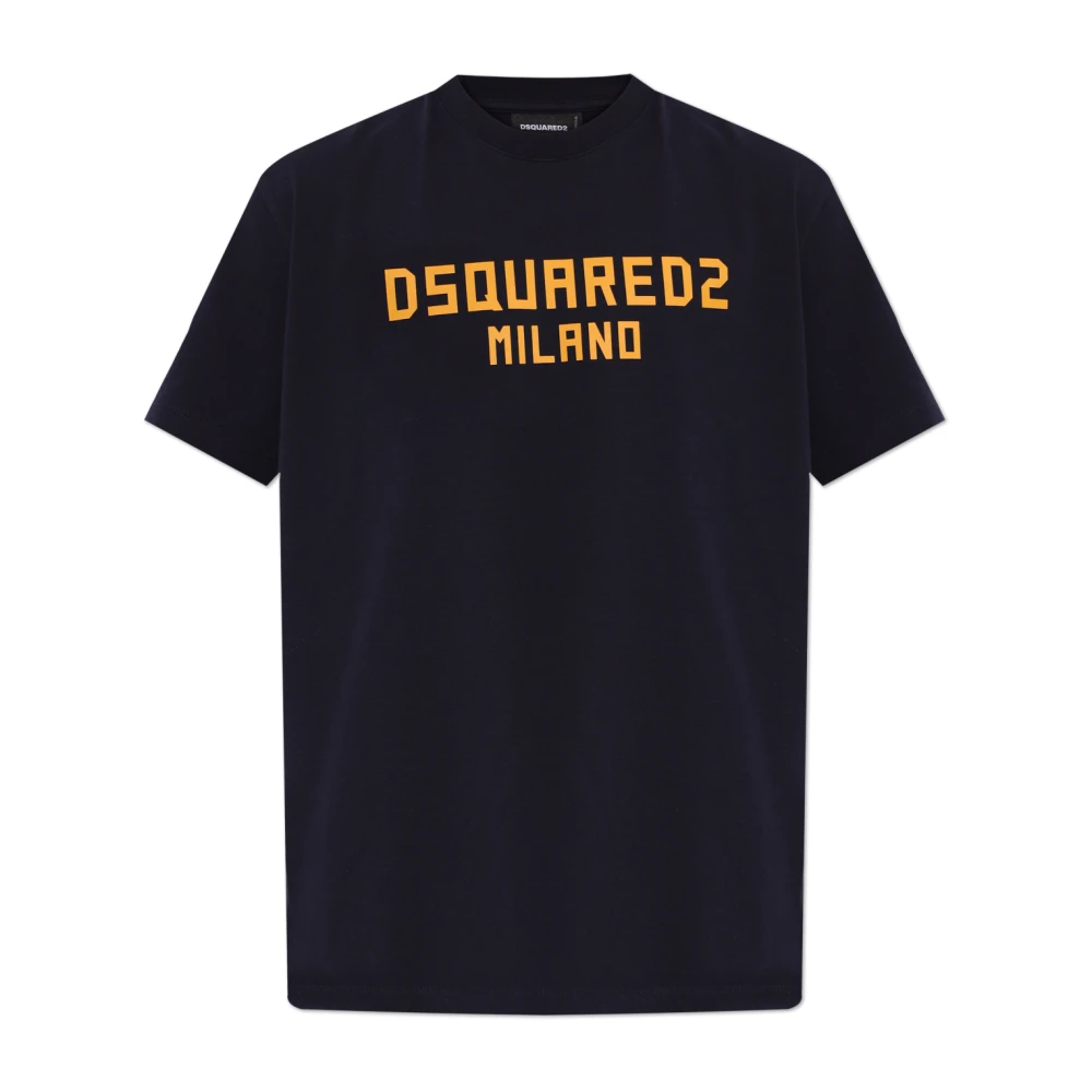Dsquared2 Men's Blue T-Shirts, S, Logo T-Shirt
