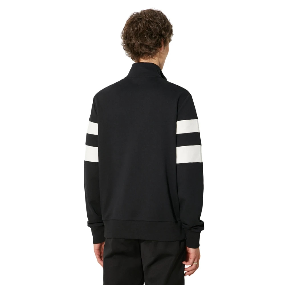 Fred Perry Gebreide Trui met Patroon Black Heren