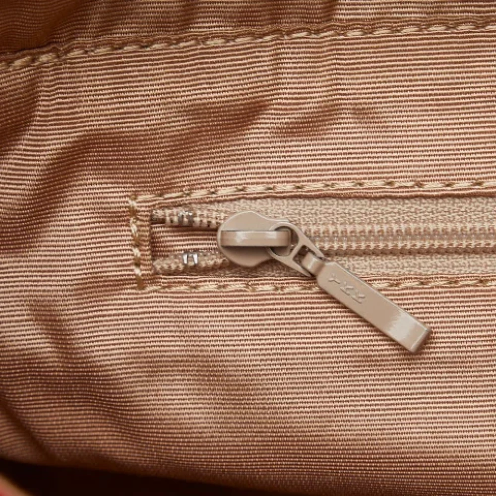 Burberry Vintage Pre-owned Canvas handbags Beige Dames
