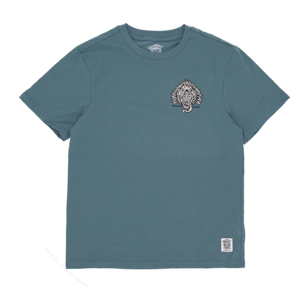 Element North Atlantic Blue Heren T-shirt Blue Heren