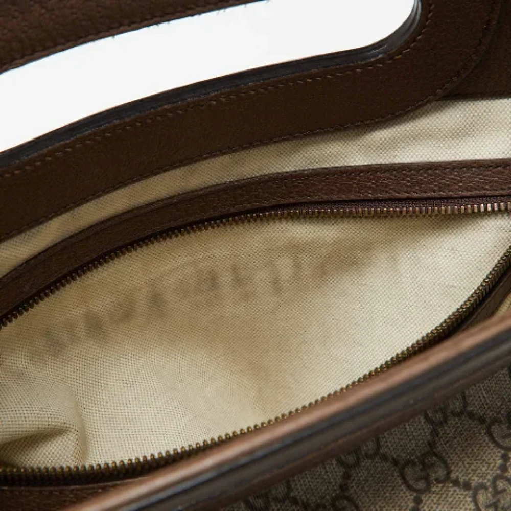 Gucci Vintage Pre-owned Coated canvas gucci-bags Beige Dames