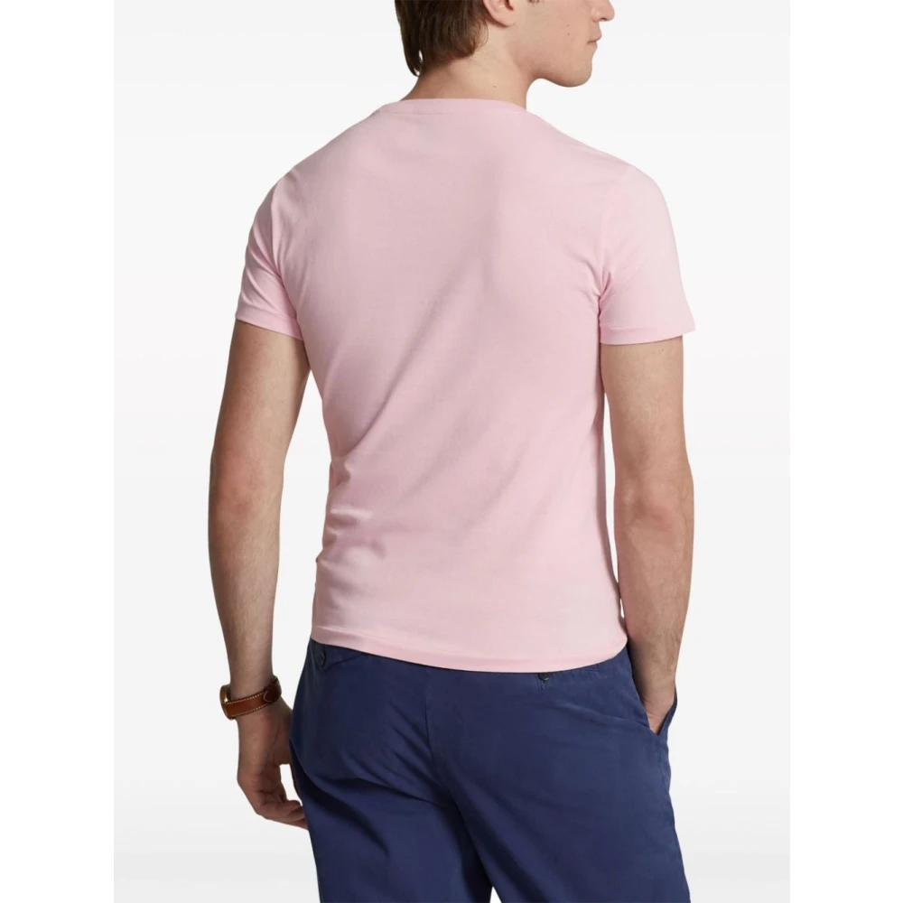 Ralph Lauren Stijlvolle T-shirts en Polos Pink Heren