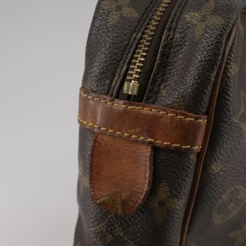 Louis Vuitton Vintage Pre-owned Canvas clutches Brown Dames