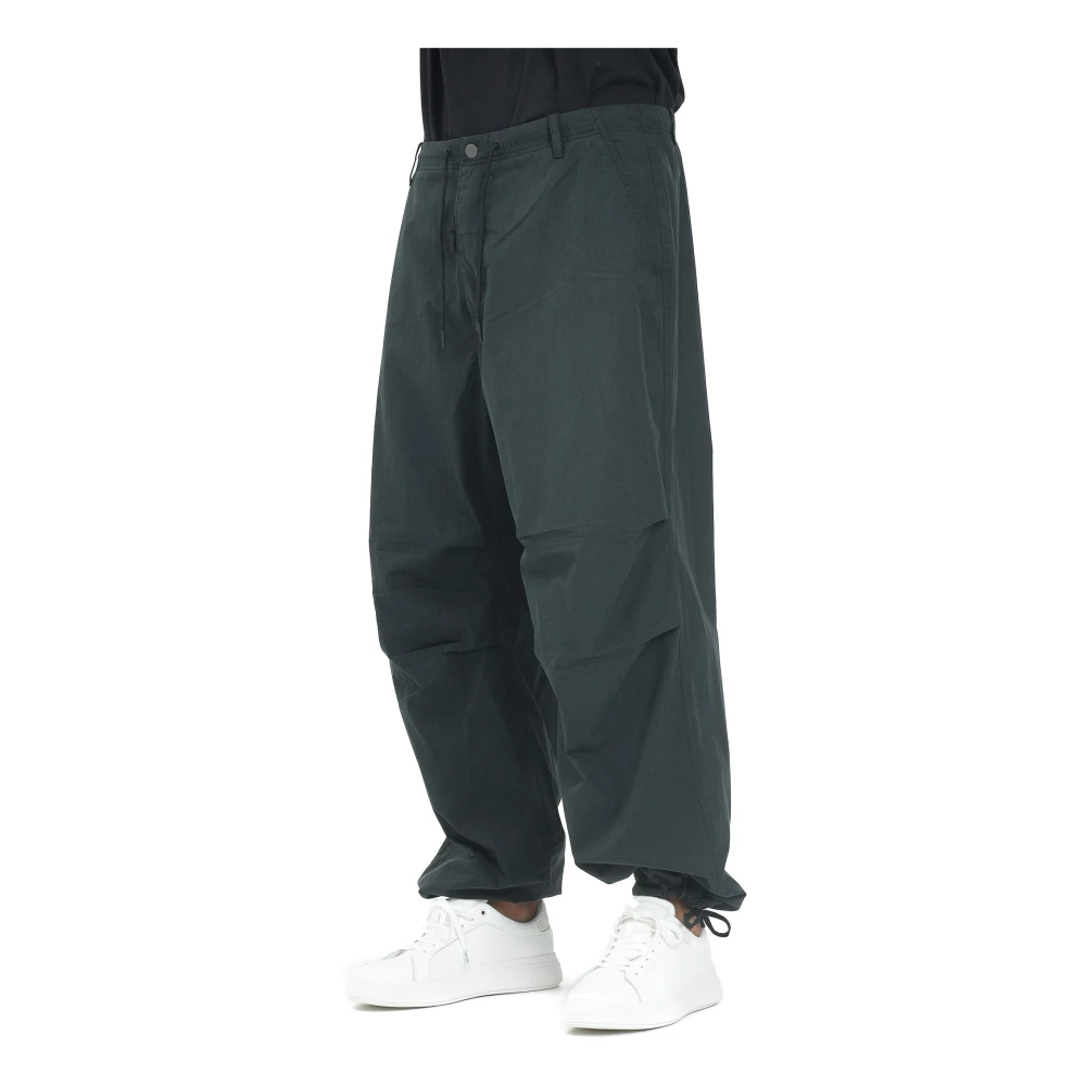 Calvin Klein Jeans , Wide Trousers, Male, Black, M, Black Cargo Trousers Lightweight Urban Style