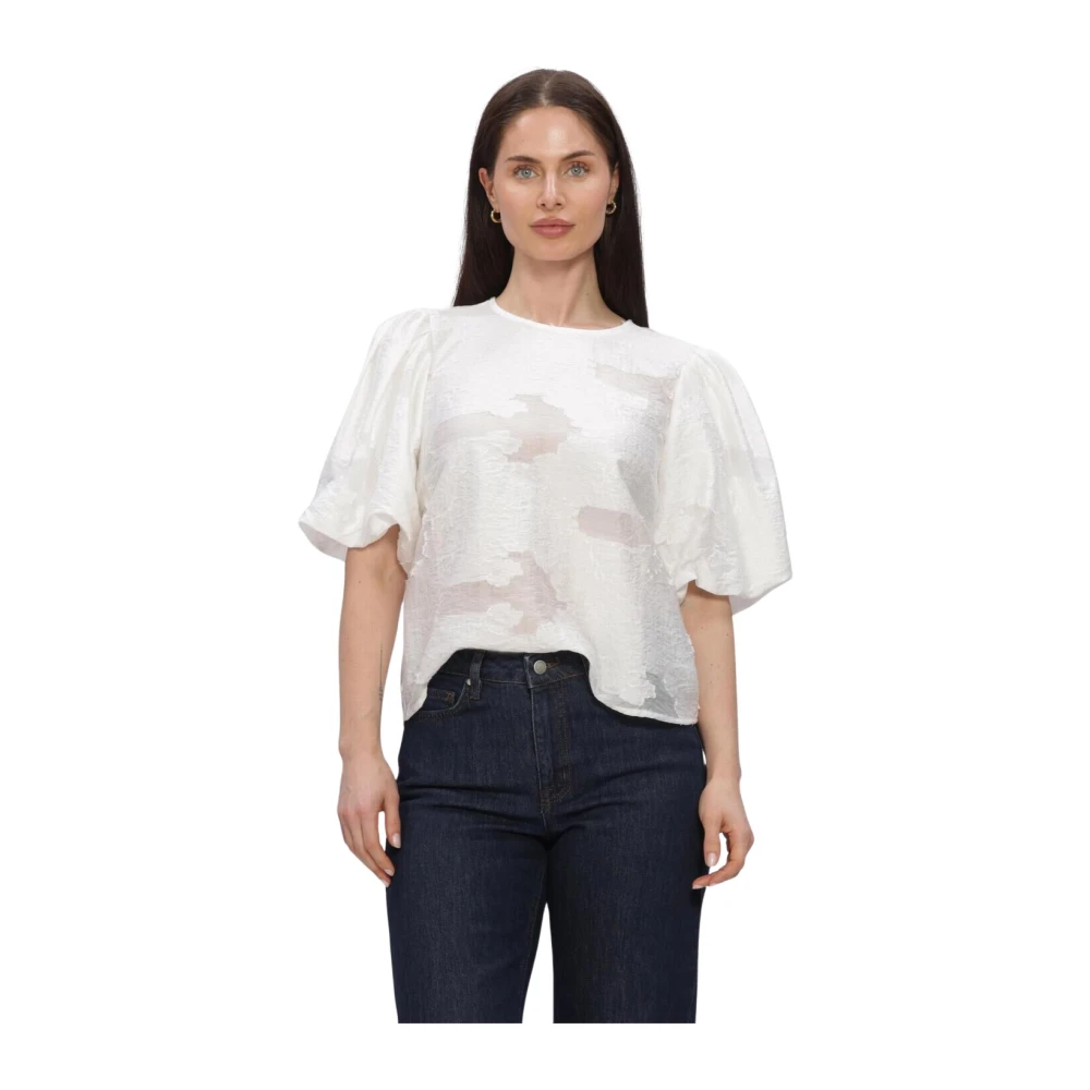 Moss Copenhagen , Damen, Blusen & Hemden, Weiß, M