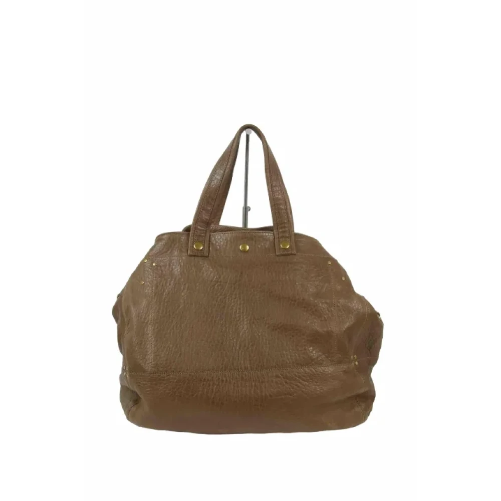 Jérôme Dreyfuss Pre-owned Leather handbags Brown Dames