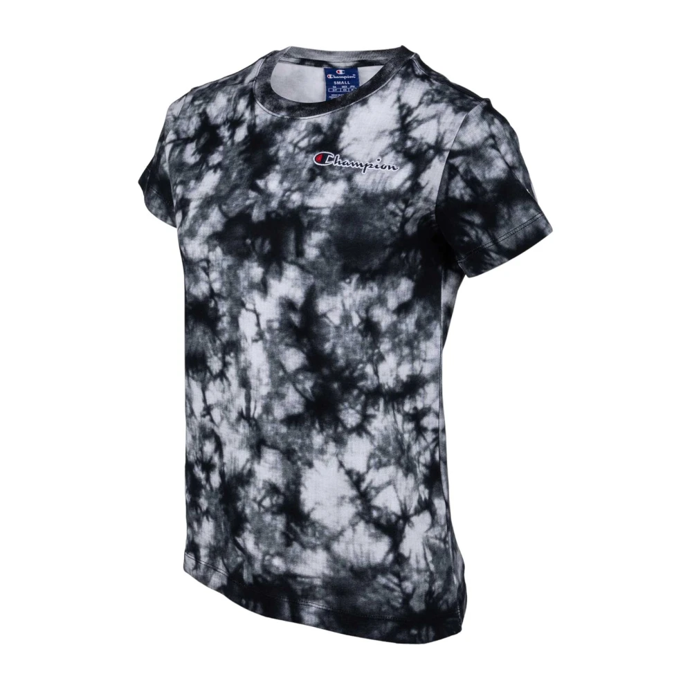 Champion Korte Mouw T-shirt Black Dames