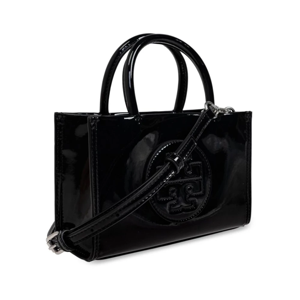 TORY BURCH Zwarte Faux Leren Schoudertas Black Dames