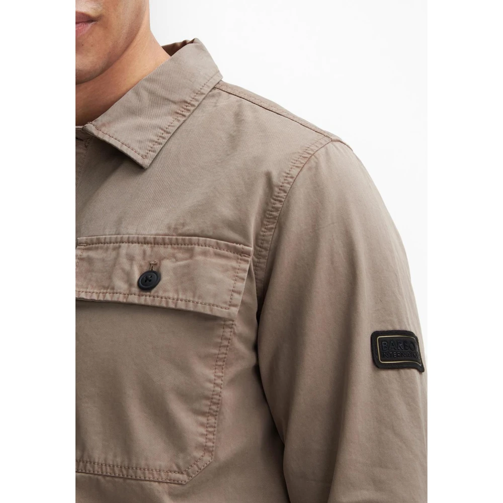 Barbour Arlo overshirt brindle Beige Heren