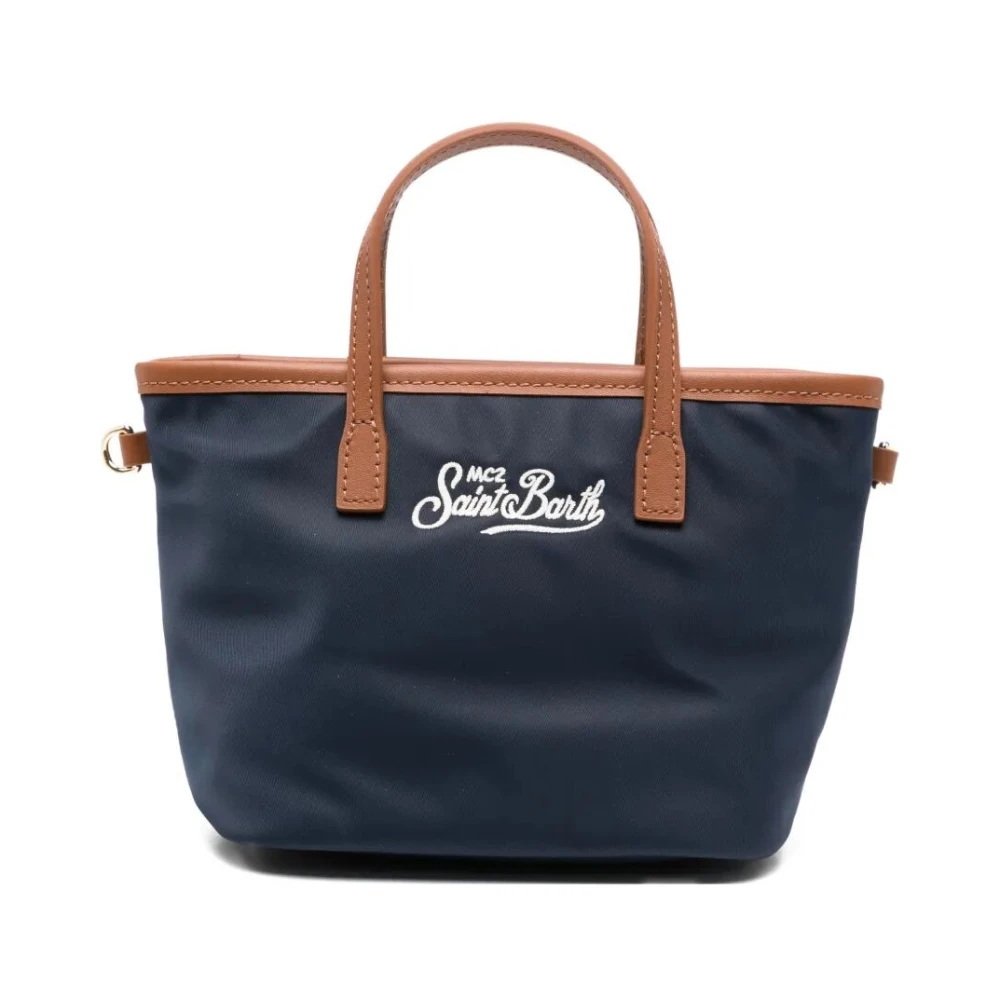 Mc2 Saint Barth Women's Blue City Bag Mini Nylon