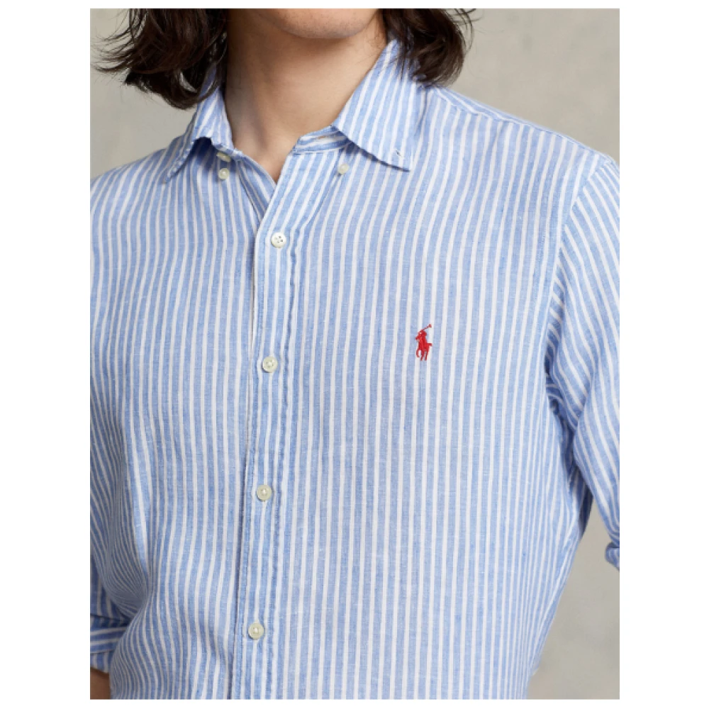 Polo Ralph Lauren Casual Shirts Blue Heren