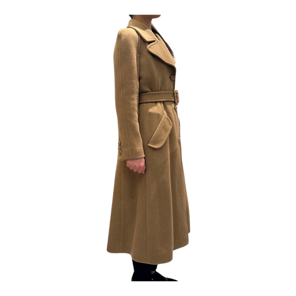 Moschino Lange Jas met Stijl Beige Heren