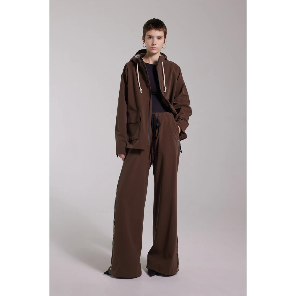 Stutterheim Matte Rits Regenjas Brown Dames