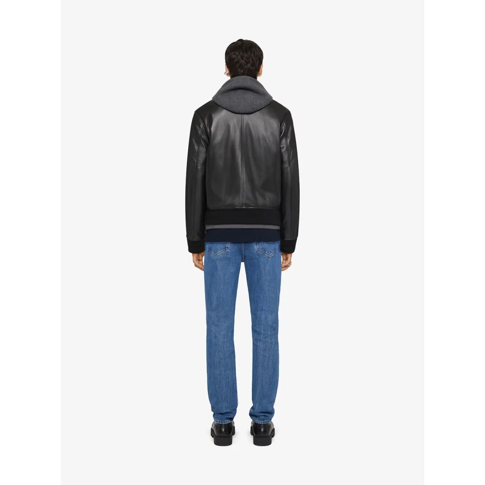 Givenchy Slim Fit Marble Denim Jeans Blue Heren