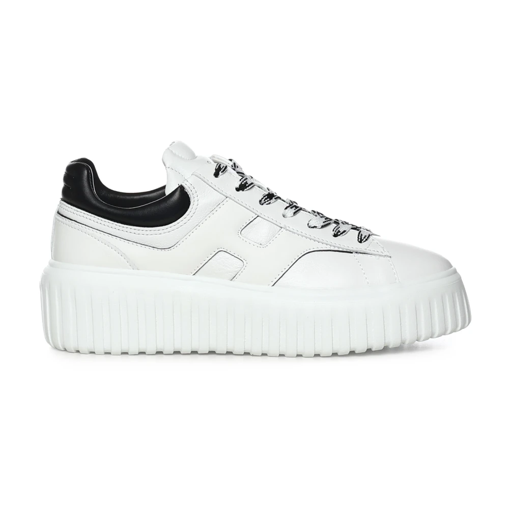 Hogan Women's White Sneakers, 5 Uk, H-Stripes Sneaker