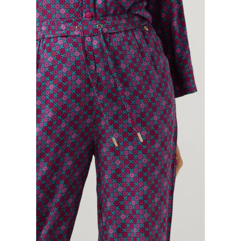 Harper & Yve Donkerblauwe Broek Freddy-pa Multicolor Dames