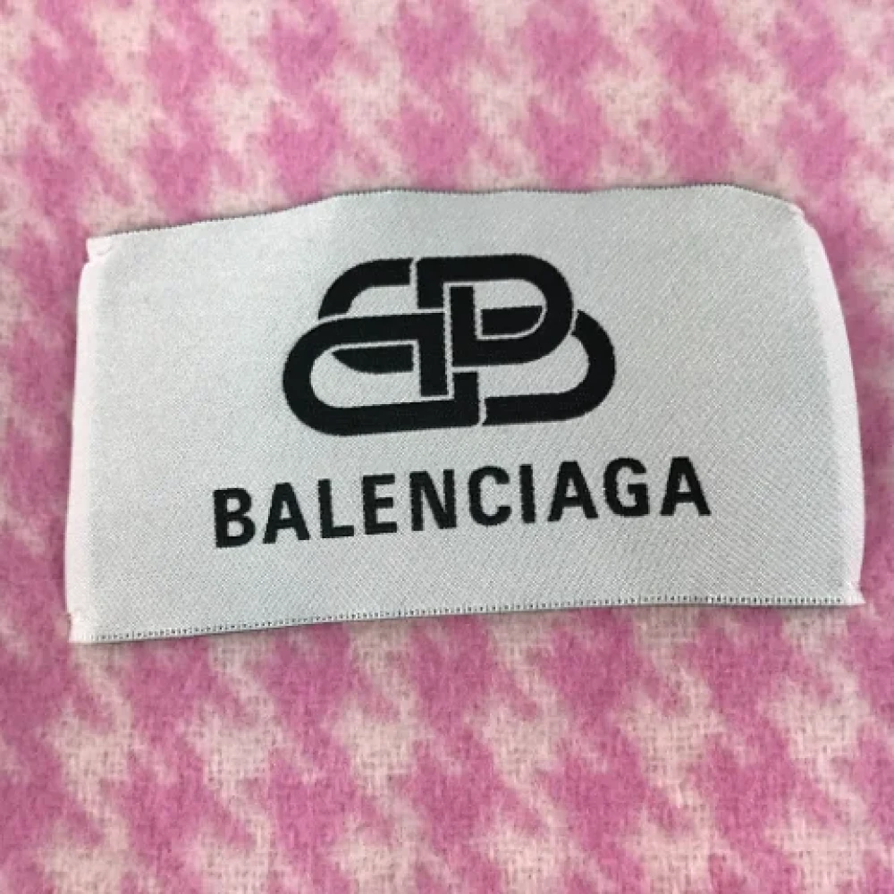 Balenciaga Vintage Pre-owned Fabric scarves Pink Dames