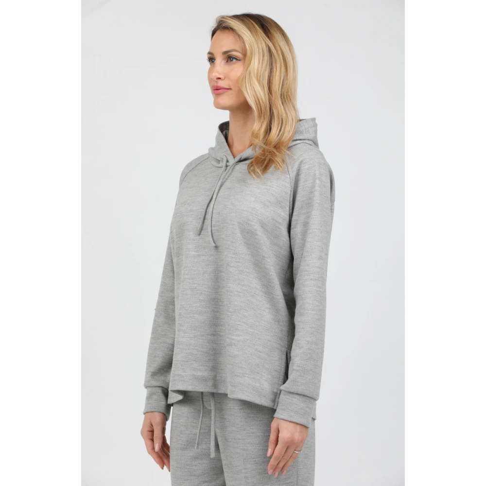 Circolo 1901 Wollen Hoodie Gray Dames