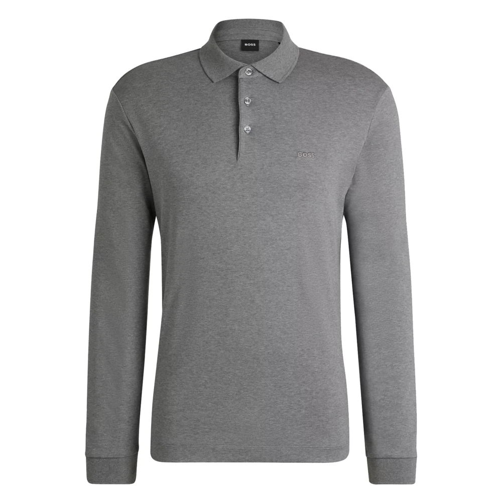 Hugo Boss Casual Grijs Jersey Shirt Gray Heren